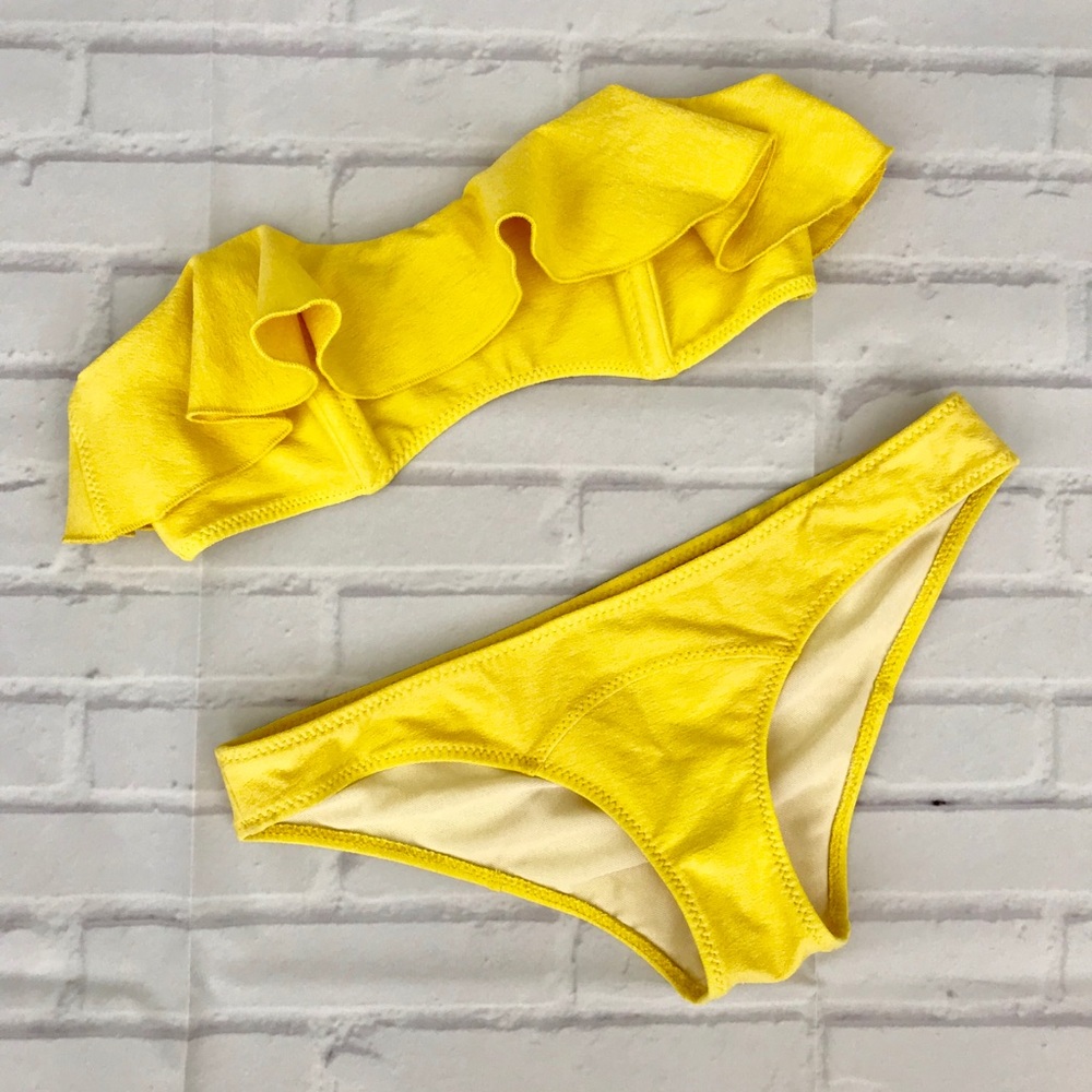 Lisa Marie Fernandez Mira Flounce Bikini
